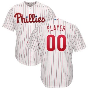 Impressive Philadelphia Phillies Majestic Home Cool Base Custom Jersey White