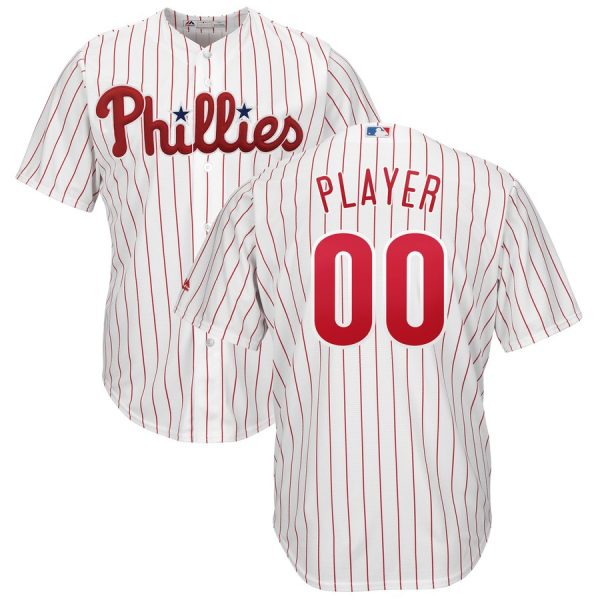 Impressive Philadelphia Phillies Majestic Home Cool Base Custom Jersey White