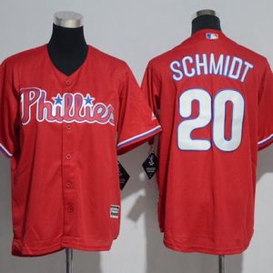 Impressive Phillies #20 Mike Schmidt Red Cool Base Stitched Youth MLB Jersey Be among the first buyers Order now to enjoy top notch quality