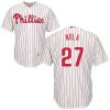 Impressive Phillies #27 Aaron Nola White(Red Strip) Cool Base Stitched Youth MLB Jersey Retailers boost your inventory Order now to meet customer demand