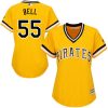 Impressive Pirates #55 Josh Bell Gold Alternate Women's Stitched MLB Jersey For a short time available Grab yours quickly to own a team jersey