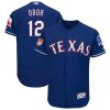 Impressive Rangers #12 Rougned Odor Blue 2019 Spring Training Flex Base Stitched MLB Jersey