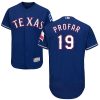 Impressive Rangers #19 Jurickson Profar Blue Flexbase Authentic Collection Stitched MLB Jersey