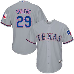 Impressive Rangers #29 Adrian Beltre Grey New Cool Base Stitched MLB Jersey