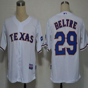 Impressive Rangers #29 Adrian Beltre White Cool Base Stitched MLB Jersey