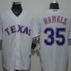 Impressive Rangers #35 Cole Hamels White New Cool Base Stitched MLB Jersey