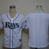 Impressive Rays Blank White Cool Base Stitched MLB Jersey