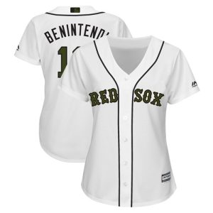 Impressive Red Sox #16 Andrew Benintendi White 2018 Memorial Day Cool Base Women's Stitched MLB Jersey With high demand Don't miss out Order now to wear your team colors