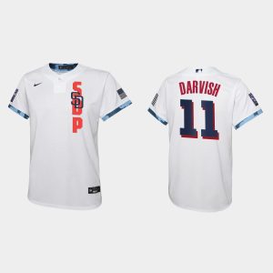 Impressive San Diego Padres #11 Yu Darvish Youth 2021 MLB All Star Game White Jersey Hurry Exclusive offer Place your order immediately for a great jersey