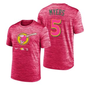 Impressive San Diego Padres #5 Wil Myers 2022 City Connect Men's MLB T Shirt   Pink Hurry Exclusive offer Place your order immediately for a great jersey