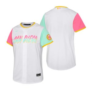 Impressive San Diego Padres Blank 2022 City Connect Youth Nike Games Jersey   White Sports enthusiasts seize this opportunity Order now to feel the game excitement