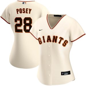 Impressive San Francisco Giants #28 Buster Posey Nike Women's Home 2020 MLB Player Jersey Cream For a short time available Grab yours quickly to own a team jersey