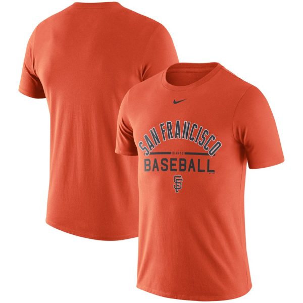 Impressive San Francisco Giants Nike Away Practice T Shirt Orange