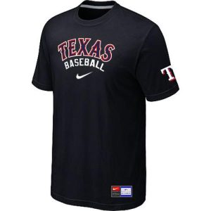 Impressive Texas Rangers Nike Short Sleeve Practice MLB T Shirt Black