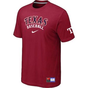 Impressive Texas Rangers Nike Short Sleeve Practice MLB T Shirt Red