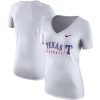 Impressive Texas Rangers Nike Women's Tri Blend Practice T Shirt White