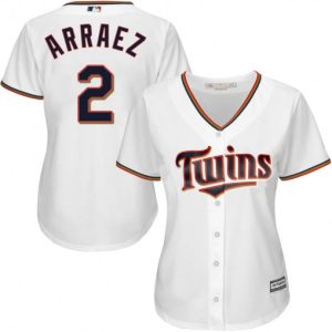 Impressive Twins #2 Luis Arraez White Home Women's Stitched MLB Jersey Collectors this is a must have Add it to your collection by ordering