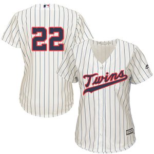 Impressive Twins #22 Miguel Sano Cream Strip Alternate Women's Stitched MLB Jersey Hurry Exclusive offer Place your order immediately for a great jersey