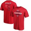 Impressive Washington Nationals Majestic 2019 National League Champions Bloop Single Roster T Shirt Red