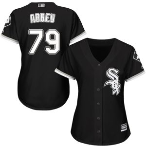 Impressive White Sox #79 Jose Abreu Black Alternate Women's Stitched MLB Jersey Sports enthusiasts seize this opportunity Order now to feel the game excitement