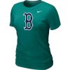 Impressive Women's MLB Boston Red Sox Heathered Nike Blended T Shirt Light Green