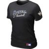 Impressive Women's Milwaukee Brewers Nike Short Sleeve Practice MLB T Shirt Black