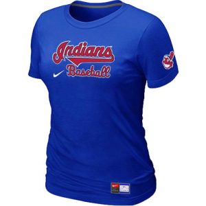 Impressive Women's Nike Cleveland Guardians Short Sleeve Practice T Shirt Blue Collectors this is a must have Add it to your collection by ordering