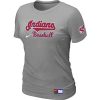 Impressive Women's Nike Cleveland Guardians Short Sleeve Practice T Shirt Light Grey Act fast Only a few left Secure yours today
