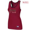 Impressive Women's Nike Houston Astros Tri Blend Racerback Stretch Tank Top Red