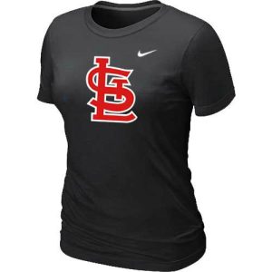 Impressive Women's St.Louis Cardinals Heathered Nike Black Blended T Shirt