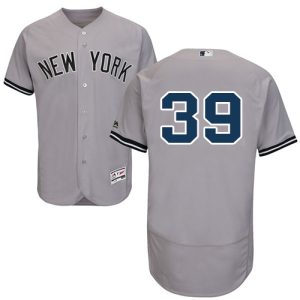 Impressive Yankees #39 Jose Trevino Grey Flexbase Authentic Collection Stitched MLB Jersey