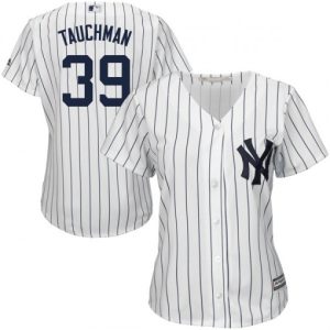 Impressive Yankees #39 Mike Tauchman White Strip Home Women's Stitched MLB Jersey Collectors this is a must have Add it to your collection by ordering