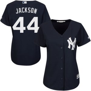 Impressive Yankees #44 Reggie Jackson Navy Blue Alternate Women's Stitched MLB Jersey For a short time available Grab yours quickly to own a team jersey