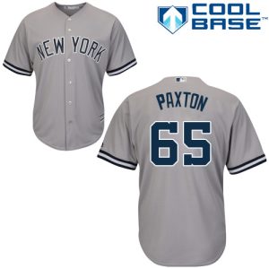 Impressive Yankees #65 James Paxton Grey New Cool Base Stitched MLB Jersey