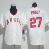 Outstanding Angels #27 Mike Trout White Cool Base Stitched Youth MLB Jersey Sports fans this is your chance Order soon to be part of the action