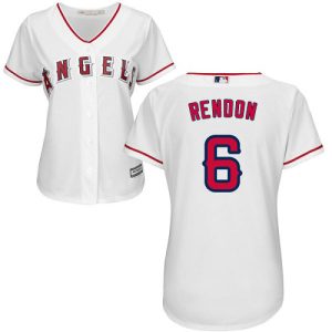 Outstanding Angels #6 Anthony Rendon White Home Women's Stitched MLB Jersey Retailers boost your inventory Order now to meet customer demand