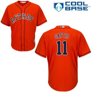 Outstanding Astros #11 Evan Gattis Orange Cool Base Stitched Youth MLB Jersey With high demand Don't miss out Order now to wear your team colors