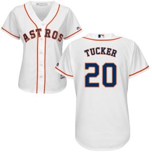 Outstanding Astros #20 Preston Tucker White Home Women's Stitched MLB Jersey Be among the first buyers Order now to enjoy top notch quality