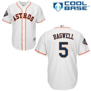 Outstanding Astros #5 Jeff Bagwell White Cool Base 2019 World Series Bound Stitched Youth MLB Jersey Act fast Only a few left Secure yours today
