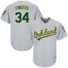 Outstanding Athletics #34 Rollie Fingers Grey Cool Base Stitched Youth MLB Jersey Sports enthusiasts seize this opportunity Order now to feel the game excitement