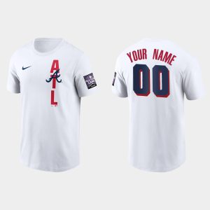 Outstanding Atlanta Braves Custom Men's 2021 MLB All Star Game Wordmark White T Shirt