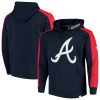 Outstanding Atlanta Braves Fanatics Branded Iconic Fleece Pullover Hoodie Navy