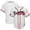 Outstanding Atlanta Braves Majestic 2019 Postseason Official Cool Base Team Jersey White