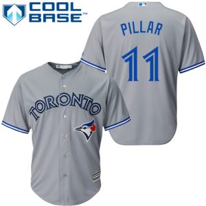 Outstanding Blue Jays #11 Kevin Pillar Grey Cool Base Stitched Youth MLB Jersey Limited stock Order now to show your love for your team