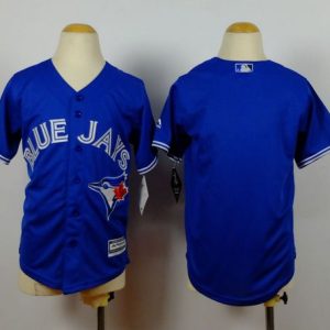 Outstanding Blue Jays Blank Blue Cool Base Stitched Youth MLB Jersey Be among the first buyers Order now to enjoy top notch quality
