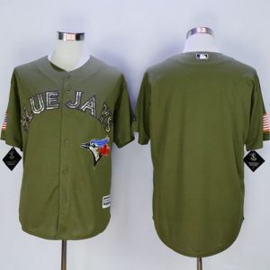 Outstanding Blue Jays Blank Green Camo New Cool Base Stitched MLB Jersey