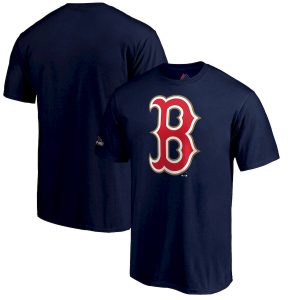 Outstanding Boston Red Sox Majestic 2019 Gold Program Logo Big & Tall T Shirt Navy