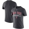 Outstanding Boston Red Sox Nike Practice Performance T Shirt Anthracite