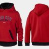 Outstanding Boston Red Sox Pullover Hoodie Red & Black