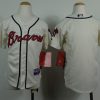 Outstanding Braves Blank Cream Cool Base Stitched Youth MLB Jersey Limited stock Order now to show your love for your team